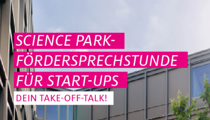Science Park Fördersprechstunde für Start-ups - Dein Take-Off-Talk
