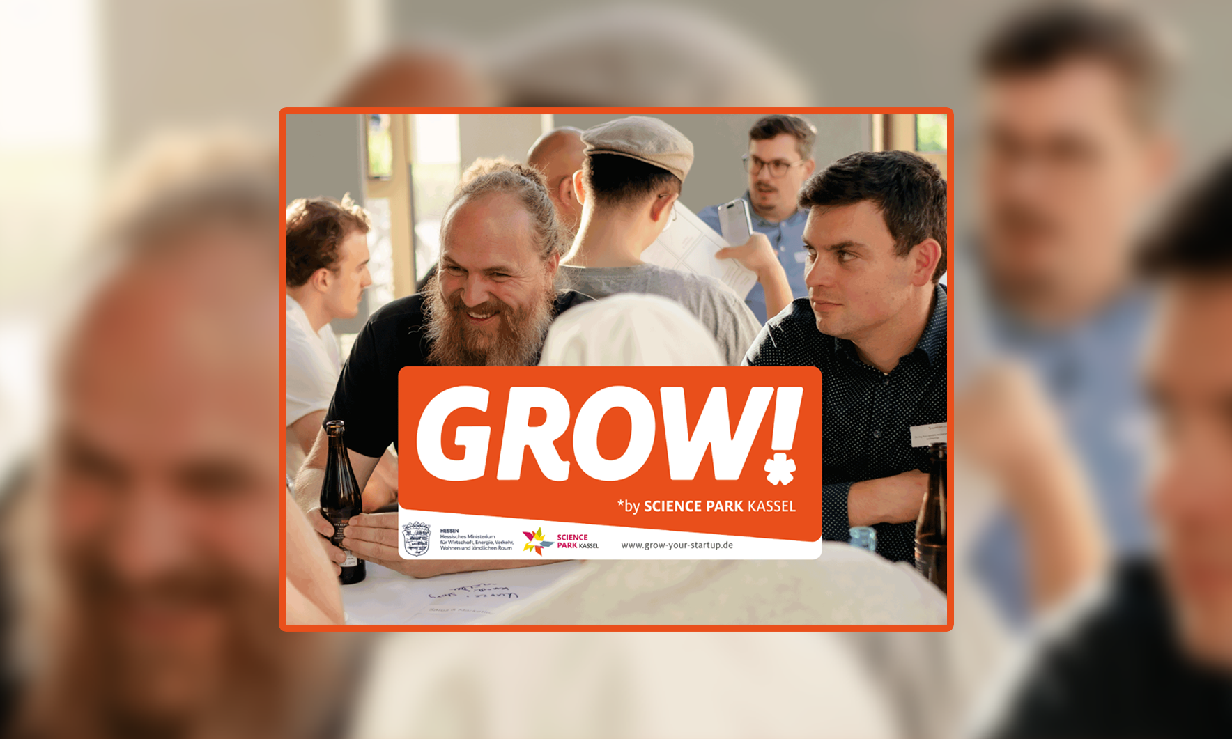 GROW! Bild mit Logos